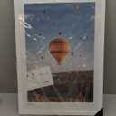 JCJMY 3x3 Picture Frame White for Tabletop, 3 x 3 Square Photo Frame with Shatter Resistant Plexiglass, Sturdy 3 by 3 Poster Frame, White