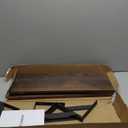 Forbena 24 Inch Long Floating Shelves for Wall Set of 3, Wooden Wall Bookshelf for Bedroom, Large Rustic Wood Hanging Book Shelves for Living Room Plants Kitchen Office Closet Storage (Dark Brown)