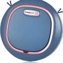 3-in-1 Robot Vacuum Mop Combo with Auto Obstacle Avoidance - Smart Floor Cleaner, Touch Control, Ultra-Quiet 55dB, 60min Runtime for Hardwood/Tile/Marble Floors - Blue