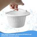 SPX1091C Replacement Above Ground Skimmer Basket for Hayward SP1091LX,SP1091WM above Ground Pool Automatic SkimmerFilter Basket with Handle (pack of 2)