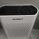 Air Purifier for Large Room, Cleans 2,400 ft² in 30 Mins, 3-Stage True HEPA, 360° Airflow, Large Touch Display Control, Real-Time Air Quality (PM2.5) Display, Ultra-Quiet 20dB Sleep Mode, HAP602 White