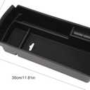 Center Console Organizer Tray Space Saving Armrest Storage Box ABS Rubber Replacement for 3008 5008 2016 to 2023
