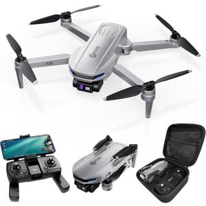 Contixo F28 Camera Drone for Adults, GPS Auto Follow, 26 Min Flight Time, Foldable FPV Drones with One-Button Return, Orbit, Waypoint, Selfie Mode, No FAA Required, Carry Case Included