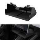 BASENOR 2026 Tesla Model Y Model 3 Under Screen Storage Box [100% Secure] Center Console Organizer Tray for Model Y Juniper 2025 2026 Model 3 Highland 2024 2025 2026 (Standard, Premium & Performance)