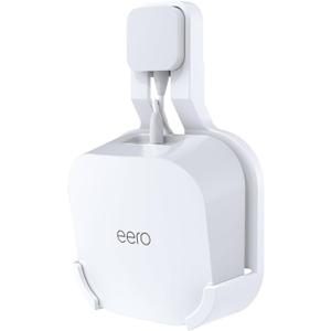 Outlet Wall Mount for eero 7, No-Drill Plug Adapter with Hidden Cable Management, Space-Saving for Dual-Band Mesh System (1 Pack)
