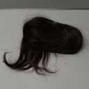 MOSINA Human Hair Toppers for Women Real Human Hair Toppers Hair Pieces for women 3.2" x 4.5" Silk Base Real Hair Toppers for Women with Thinning Hair (Dark Brown)