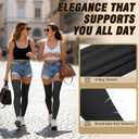 Thigh-High Compression Stockings 20-30 mmHg, Closed-Toe Medical Compression Socks for Women, Over-Knee Graduated, XL 