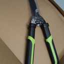 YRTSH Hedge Clippers Shears Hedge Shears for Trimming Borders, Garden Tools Hedge Clippers, Bush Cutters Trimmer with Sharp Wavy Blades, Garden Shears for Hedges (19 Inch)