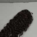 Ponytail Extension, Curly Drawstring Ponytail Extension for Women 18 Inch Curly Wavy Ponytail Yaki Textured Natural Fluffy Synthetic Hairpiece for Daily Use
