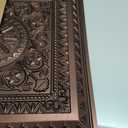 Art3d Drop Ceiling Tiles, Glue up Ceiling Tiles, 2'x2' Plastic Sheet in Antique Copper (12-Pack, 48 Sq.ft), 24"x24"