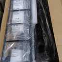 Amazon Basics Full Daybed and Twin Size Trundle Bed Frame Set, Space Saving Steel Slat Support, Black