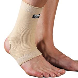 SPOTBRACE Ankle Brace Compression Sleeve(2 PACK),Breathable Ankle Support For Men Women, Foot Compression Sock for Swelling, Plantar Fasciitis, Sprain (Nude), Size Large