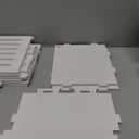 POBOMULI Narrow Bathroom Storage Cabinet, 5Tier Slim Bathroom Organizers with Door and Open Shelf for Toilet Bathroom Small Spaces (7.9" D x 9.8" W x 31.5" H)