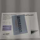 BlueSwan Anti-Cracking Hard Shell Case Compatible with MacBook Air 13 inch, M1 Chip 2018-2021 Model A2337 A2179 A1932, Anti-Fingerprint Soft TPU Bumper, Frosted Black