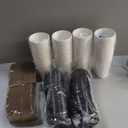 100 Pack 12 oz Disposable Coffee Cups with Lids and Sleeves, Sturdy Thick Paper & Leak-free Insulated to Go Paper Hot Coffee Cups with Sip Lids for Hot & Cold Beverage | with Lids, and Sleeves, Sturdy, Leak-free, Insulated, to Go Coffee Cups