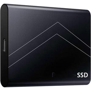 4T Portable External SSD – 14GB USB 3.0 & Type-C External Solid State Drive, Shockproof Slim Storage for Windows, Mac & Linux