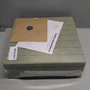 Bumusty Large Cork Board Alternative-48 x 36" Felt Bulletin Board Tiles, with 30 Pushpins, 70 Adhesive Tabs, 12-Pack Slat Wall Paneling, Cork Boards for Office Push Pin Board Felt Board-Sage