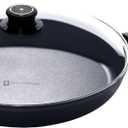 Swiss Diamond Frying Pans Nonstick with Lid, Features Nonstick Diamond Coated Aluminum Skillets and Oven Safe Frying Pans with Lids, Cover Included, 12.5 Inch