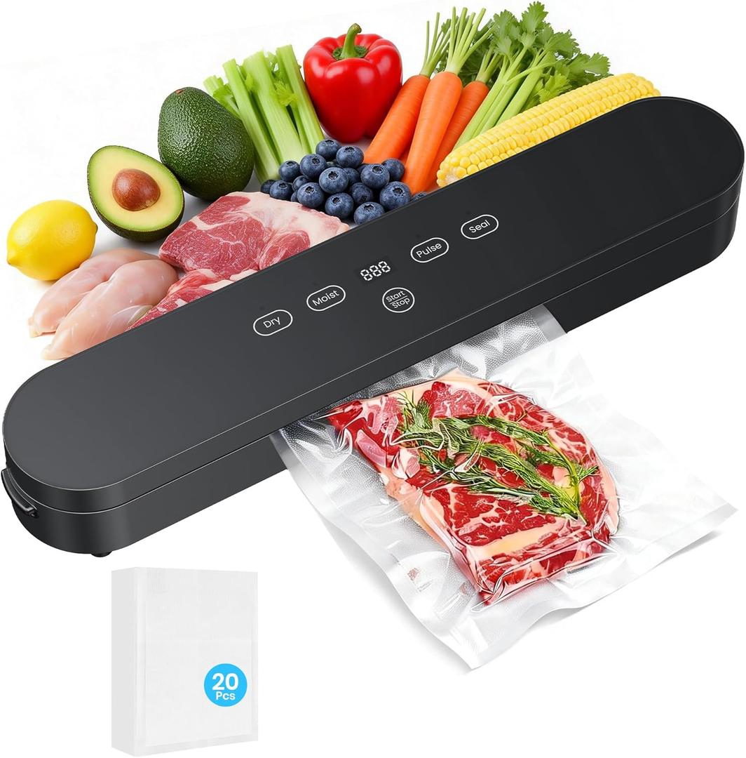 Vacuum Sealer Machine, 75kPa Compact Vacuum Sealer