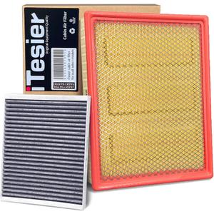 Engine Cabin Air Filter Kit for Silverado 1500 Sierra 1500 (2014-2018)/ Silverado 2500 HD Sierra 2500HD 6.0L ONLY (2015-2019)/ Suburban Tahoe Yukon (2015-2020)/ (NOT FOR DIESEL 6.6L)