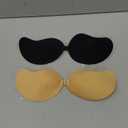 Sticky Bra Strapless Adhesive Bra Push Up 2PCS Reusable Strong Stickness Backless Bra Lift for Women