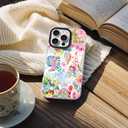 ChiCsFleur for iPhone 13 / iPhone 14 Case, TPU Phone case with Camera Protection for Girls Teens - Y2K Coastal Cowgirl Collage Colorful Disco Cowboy Hot Girl Lemon Pink Blue Sorority Aesthetic Unique