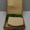 Dahey 2 Pack Wall Hanging Rope Basket with Artificial Eucalyptus Farmhouse Decor, Jute Woven Storage Organizer Flower Plants Basket Set Rustic Wall Decor for Porch Living Room Bedroom Entryway,Brown (6.5"W6.7"H)