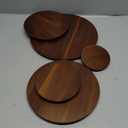 Glass Mixing Bowls Acacia Lids - (Bowls Not Included) Lids are compatible with all Glass Mixing Bowls Set