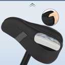 Bike Seat Cushion, Comfortable Bicycle Saddle Cover for Indoor and Outdoor Cycling, Padded Gel Cover for Exercise, Mountain & Road Bikes, Universal Fit for Peloton & Stationary Bikes