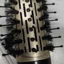 Hair Dryer Brush, 3-in-1 Rotating Round Hot Air Spin Brush Set with 2 Brushes (2" & 1.5"), Negative Ionic Blow Volumizer, 2 Detachable Auto-Rotating Curling Brush 100-120V