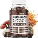 WISHSPARK Mushroom Complex Gummies with Lions Mane Mushroom, Reishi, Cordyceps, Lion's Mane Mushroom Gummies for Adults Brain Booster, Immune Support, Energy-60 BBD: 

19/06/2026