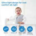 TotAha Sleep Sack 3-6 months 3 Pack, Ultra-Soft,Light Infant Wearable Blanket Baby Sleeping Bag with 2-Way Safe Zipper for Boy Girl, 0.5 TOG