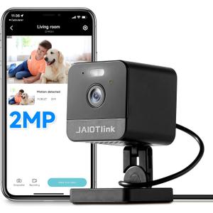 1080P 2.4g/5g Indoor Camera, Plug-in Cameras for Home Security, Baby/Elder/Home Cameras Indoor with Phone App, Night Vision, Motion Detection, 2-Way Talk, WiFi Camera Compatible with Alexa (Black)