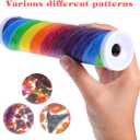 Totority Kaleidoscope Making Kit 15 Pcs Blank DIY Kaleidoscope Making Kit for Kids Variety Paper Craft Tools, White Educational Preschool Activity for Creative Decor