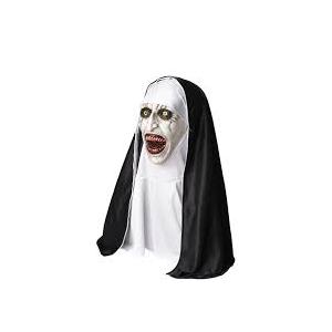 The Nun Massacre Horror Movie Face Mask Costume Valak Halloween Cosplay Scary