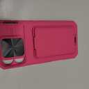 SSLOTSCASE for iPhone 17 Pro Max Case Wallet with Card Holder & Camera Cover Stand & Kickstand & Slide Camera Lens Cover, Rugged Multifunctional Phone Case Cover for iPhone 17 Pro Max 6.9'' 2025, Pink