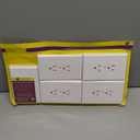 Bates Duplex Wall Outlet Covers - 10 Pack, White Wall Plates