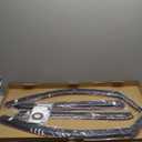 in-Channel Extra Durable Rain Guards Fit for Chevy Silverado/GMC Sierra 1500 2014-2018 Crew Cab,Silverado/Sierra 2500HD/3500HD Crew Cab 2015-2019,Window Deflectors,Vent Shades Visors-4pcs