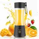 Portable Blender for Smoothies & Shakes - Personal Blender with 12Oz Traveling Cup, BAP Free, 6 Stainless Steel Blades, Freshly Squeezed for Office/Picnic/Sports