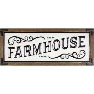 DI PT 11x28 FRAME METAL FARMHOUSE SIGN