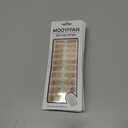 10 x Gloss Nail Strips|Uv Free|22 Pcs,Gel Nail Stickers|Long Lasting Two Weeks and Easy to Apply&Remove|Golden Spot