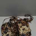 Renaissance Floral Corset Tops for Women Going-Out Vintage Brown Push-Up Overbust Bustier Lace-Up Boned Bodyshaper (Large)