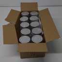 novelinks 16 Ounce Clear Plastic Jars Containers With Screw On Lids - Refillable Round Empty Plastic Slime Storage Containers for Kitchen & Household Storage - BPA Free (10 Pack)