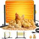 Brooder Plate for Chicks, 50-158°F Brooder & Chicken Heater for Coop with Smart Thermostat, UL certified Radiant Chick Heat Plate for Poultry, 5-Height & 360 Adjustable Angle, Winter Heating