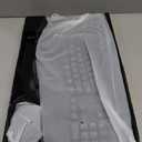 Wireless Keyboard and Mouse Combo,2.4G Full Size Wave Keys Ergonomic Keyboard with Wrist Rest for Natural Typing, 3 DPI Adjustable Ergonomic Silent Mouse for Computer/Laptop/Windows/Mac (Gray)