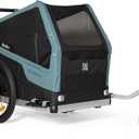 Burley Bark Ranger | Dog Bike Trailer & Stroller, Roomy Interior, Mesh Ventilation & Reinforced Removable Floor, XL