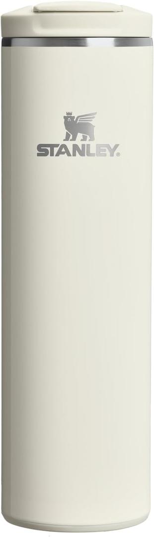 STANLEY Transit FlipTop Mug | Leakproof Coffee Travel Cup | Vacuum Insulated Stainless Steel | Stays Hot or Cold for Hours | BPA-Free | 20 oz | Cream Gloss