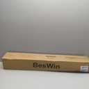 BesWin Office Chair Mat for Carpet, 48'' x 36'' Clear Floor Mat for Low and No Pile Carpeted Floors, Thick and Sturdy Carpet Protector for Work, Home, Gaming, Easy Glide and Flat Without Curling