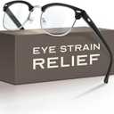 Racico Computer Blue Light Blocking Glasses Blue Light Glasses Men Women, Anti Blu-Ray Clear Gaming Glasses Lenses