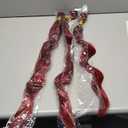 Burgundy Red Braiding Hair Pre Stretched for Boho Braids Boho Braiding Hair with Boho Curls 26" to 30" Bundles